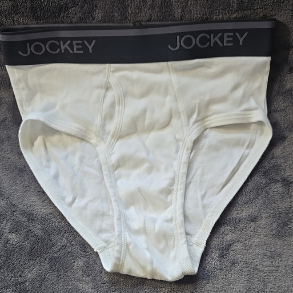 Jockey White Briefs with Classic Style and Soft Cotton-Like Texture